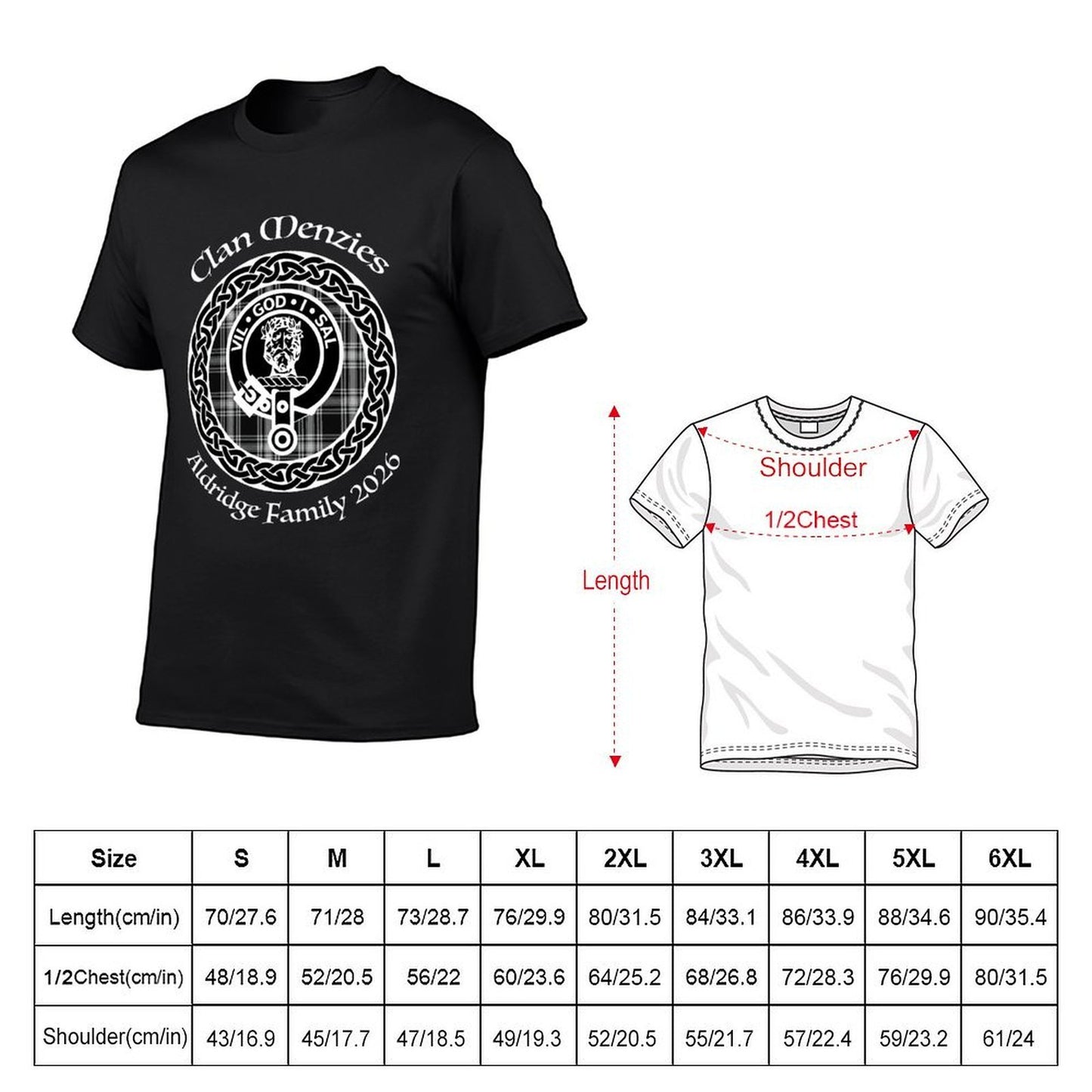 Men's Menzies T-shirt up to 6xl