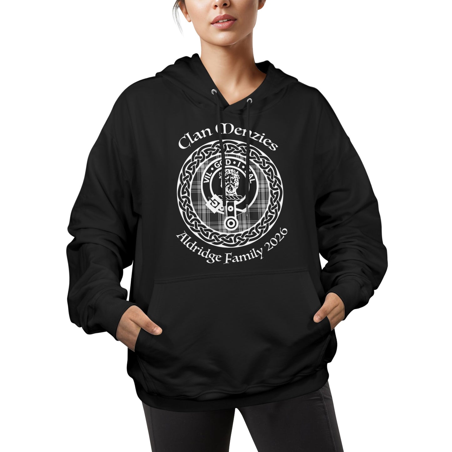 Menzies Crest Personalized Women's Hoodie(Model H03) | Ships from USA
