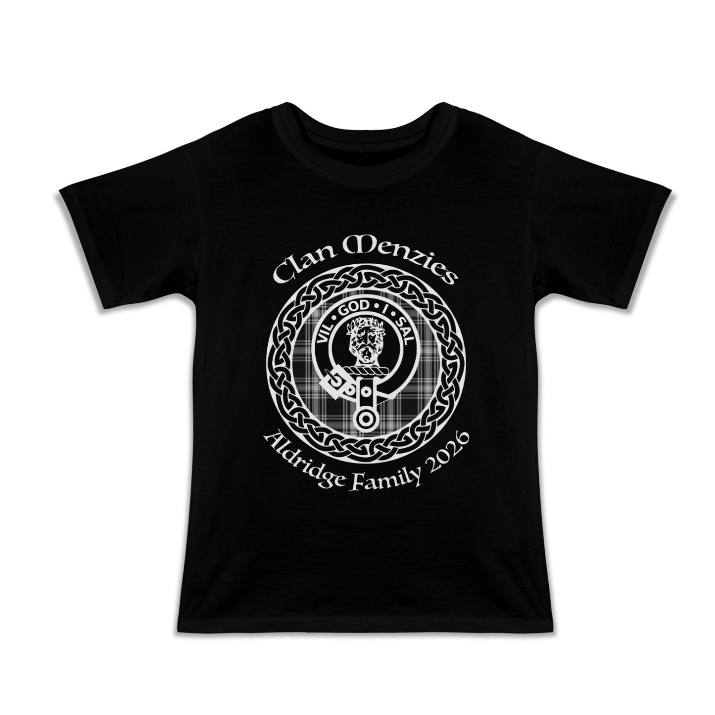 Menzies Crest Custom Kids' T-Shirt(Front Printing) | Ships from USA